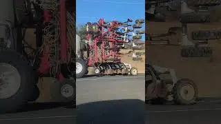 Big machine, get off road so it can pass by!