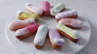 Bake Club presents: How to decorate eclairs