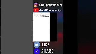 pattern in python #saral_programming #python #coding #shorts