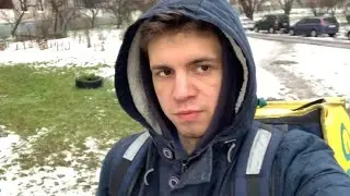 Влог Хожу пешком на доставке глово))   Киевское метро не принимает копейки 🤬
