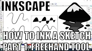 Inkscape - Inking your paper sketch, embrace the freehand tool! - Part 1 beginners guide