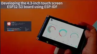 Tutorial: How to develop 4 3 Inch ESP32 LCD touch screen with ESP IDF #ESP32 #arduino #lvgl