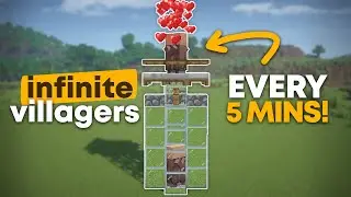 EASIEST Minecraft Villager Breeder | INFINITE Villagers Minecraft 1.21+ (Java)