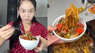 Жаренный лагман.Цомян