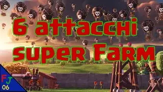 6 Attacchi super super Farm - sopra 200K ognuno Clash of Clans