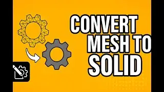 Convert STL or OBJ to a Solid Body in Fusion 360 | Mesh to BREP Tutorial