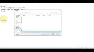 Javascript | user input 'prompt()' | CodeLearning