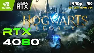 Hogwarts Legacy - RTX 4080 FPS Test - RTX - DLSS - FRAME GEN