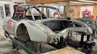 Jaguar E-Type - 1967 Vintage Racing Crash Repair - Part 2 - Dissection Begins!