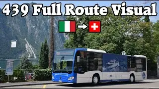 FULL ROUTE VISUAL - 439 - Campione D'Italia to Lugano - Società Navigazione Lago de Lugano TI234999