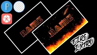 FIRE TEXT VISUAL EFFECT -Kinemaster Tutorial || Kinemaster+Pixellab+Eraser || SI PROFESSIONAL