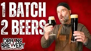 Split Batch Brewing Experiment : Black Lager & Black IPA