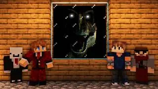 4 Idiots Survive Jurassic World In Minecraft...