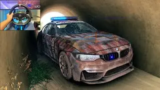 Rebuilding 1300HP Police BMW M4 GTS | Forza Horizon 5 | Moza R9 gameplay