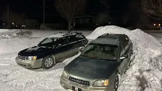 Subaru Outback 2.5 uel header small sound compilation