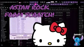 [FREE FLP] Making an Asianrock beat from scratch for Summrs | ARnB Beat Tutorial FL Studio