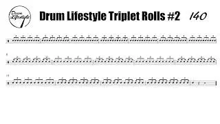 Triplet Rolls Exercise #2 Tempos 80/100/120/140/160/180/200