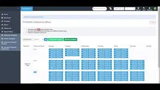 Timetable Management Setup - Web