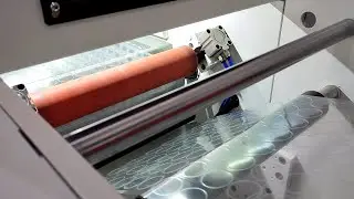 Roll to roll laser cutting double transparent PP film - Golden Laser