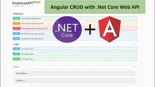 ANGULAR - ASP.NET CORE  WEB API  CRUD OPERATION