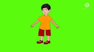 Boy talking green screen / ncr green screen / green screen guru