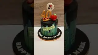 New York Themed Birthday Cake
