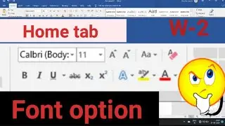Microsoft Word 2019-  Formatting text