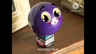 (RU) Doodle Time Chalk Cube Is Purple Ball