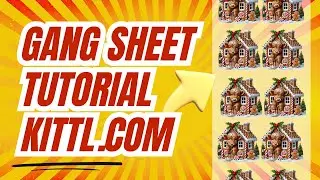 DTF Gang Sheet Tutorial with KITTL #kittl #dtftransfer