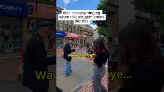 So this gentleman melted my heart 🥺😭#singing #singer #kindness #shorts #karaoke