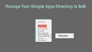 Manage Your Google Apps Directory in Bulk