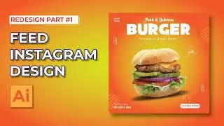 REDESIGN FEED INSTAGRAM POST Episode #1 | Adobe Illustrator