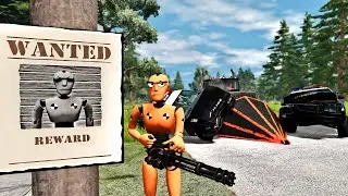 wanted Dummy messed up the city | BeamNG.Drive Animation