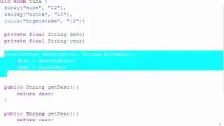 Java Programming Tutorial 44 Enumeration