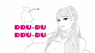 BLACKPINK - DDU-DU DDU-DU Animation (Jennie & Lisa part)