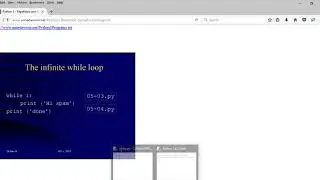 Python 3 while statement