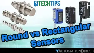 Round vs Rectangular Sensors: How To Select The Right Sensor For Your Application - AutomationDirect