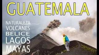 Vacaciones en Guatemala Volcanes lagos Mayas y Belize by dron