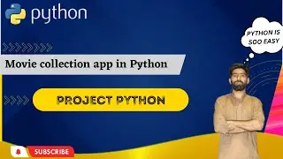 Python movie collection app | how to develop app from Python |python movie collection management app