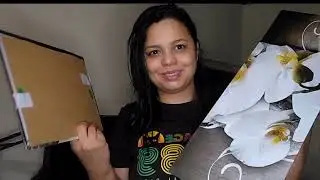Quadro veio errado😥/ abrindo decorações para o quarto
