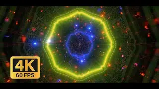 Vj Loop - Underwater  Science Fiction Fantasy Tunnel Particles