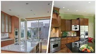 75 Kitchen With A Double-bowl Sink And Limestone Backsplash Design Ideas You'll Love 🔴