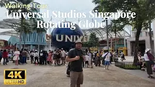 Walking Tour: Universal Studios Singapore Rotating Globe