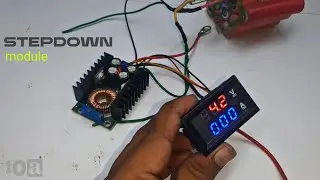 300 Watt Dc-Dc Buck Converter Step Down Module (XL4016)  Voltmeter  0-100  Power supply full review