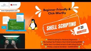 Shell Scripting for Beginners  | Variables , Loops & If-Else 