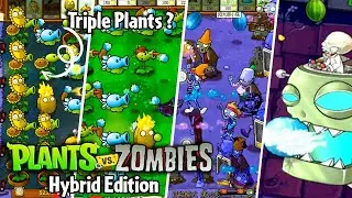PvZ "Hybrid v2.3": New Adventure & All Mini-games (HARD MODE)