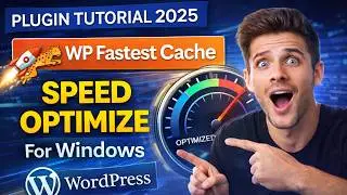 WP Fastest Cache Plugin Tutorial 2024 | Speed Optimize Wordpress