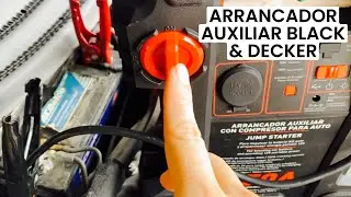 ARRANCADOR AUXILIAR PARA BATERIA DE AUTO BLACK & DECKER review y funcionamiento