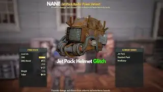 Jet Pack Helmet Glitch Fallout 76 Buying Rare Items