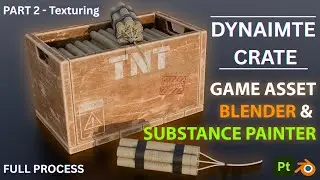 Creating Game Assets in Blender & Substance Painter | Part 2 – Texturing